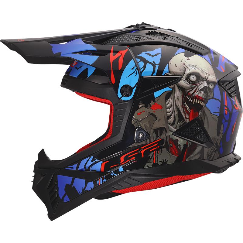 Casque cross MX708 FAST II ZOMBIE II LS2