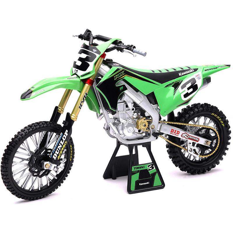 Réplique 1/6° Moto Kawasaki 450 KXF E. TOMAC