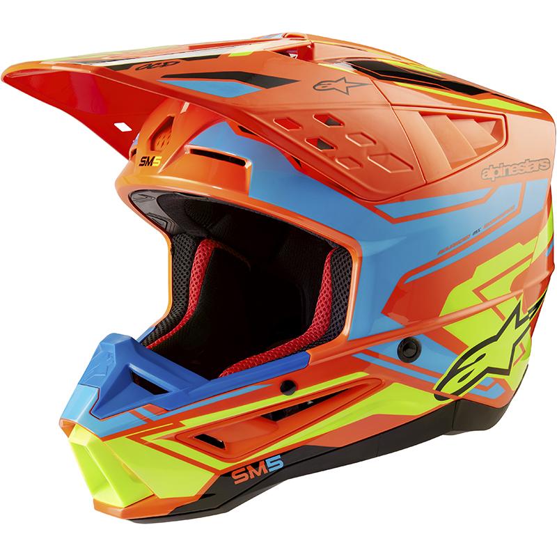 Casque cross S-M5 2 ACTION ALPINESTARS