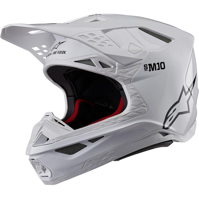 Casque cross SUPERTECH S-M10 SOLID ALPINESTARS
