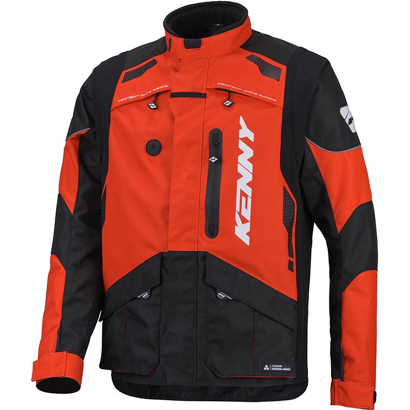 Veste enduro TITANIUM KENNY orange/noir Veste enduro