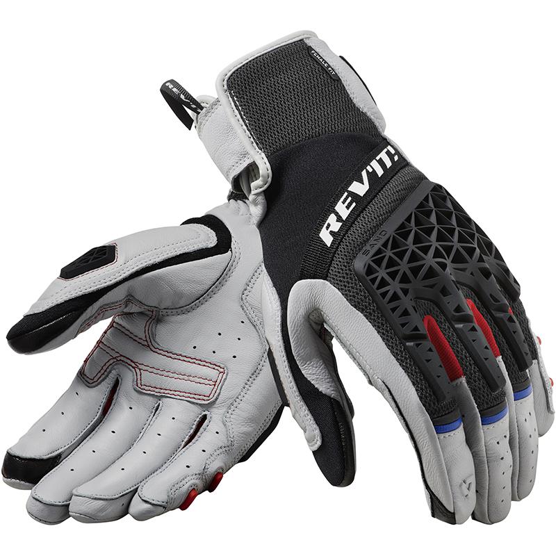 Gants Sand 4 Ladies REVIT Gris Clair Noir MAXXESS.FR, Gants moto été