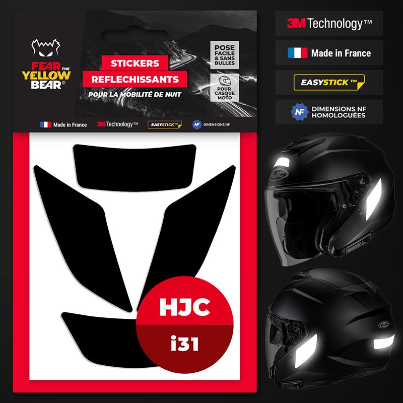 Stickers réfléchissants casque EASY REPLICA HJC I31