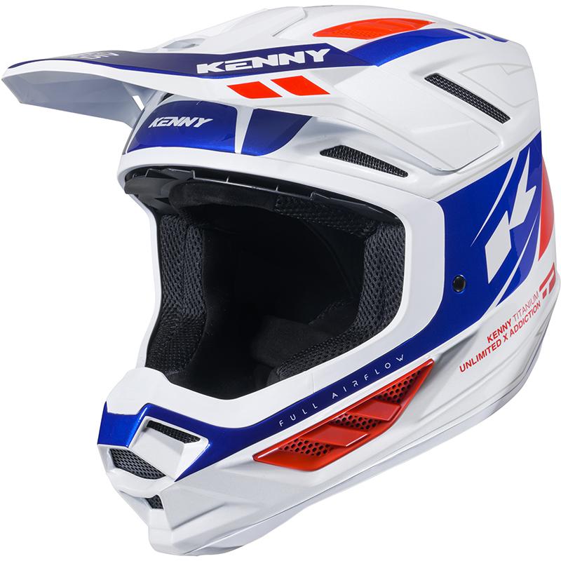 Casque cross TITANIUM GRAPHIC PATRIOT KENNY