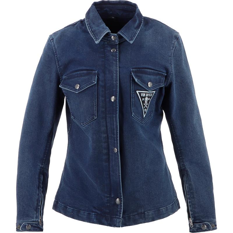 Surchemise VON DUTCH - PUSSYCAT Coton Denim FEMME HELSTONS