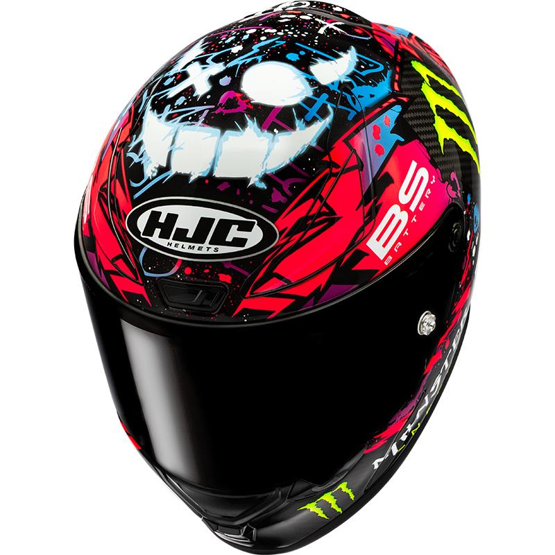 Casque Rpha 1 V2 Carbon Funky Diablo Mc8 HJC RPHA