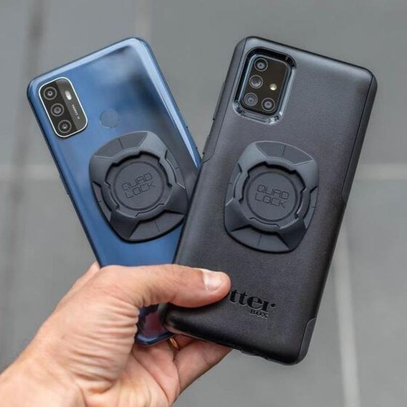 Quad Lock Support téléphone Moto pour réservoir de Frein avec Amortisseur de Vibrations et Adaptateur MAG Universel