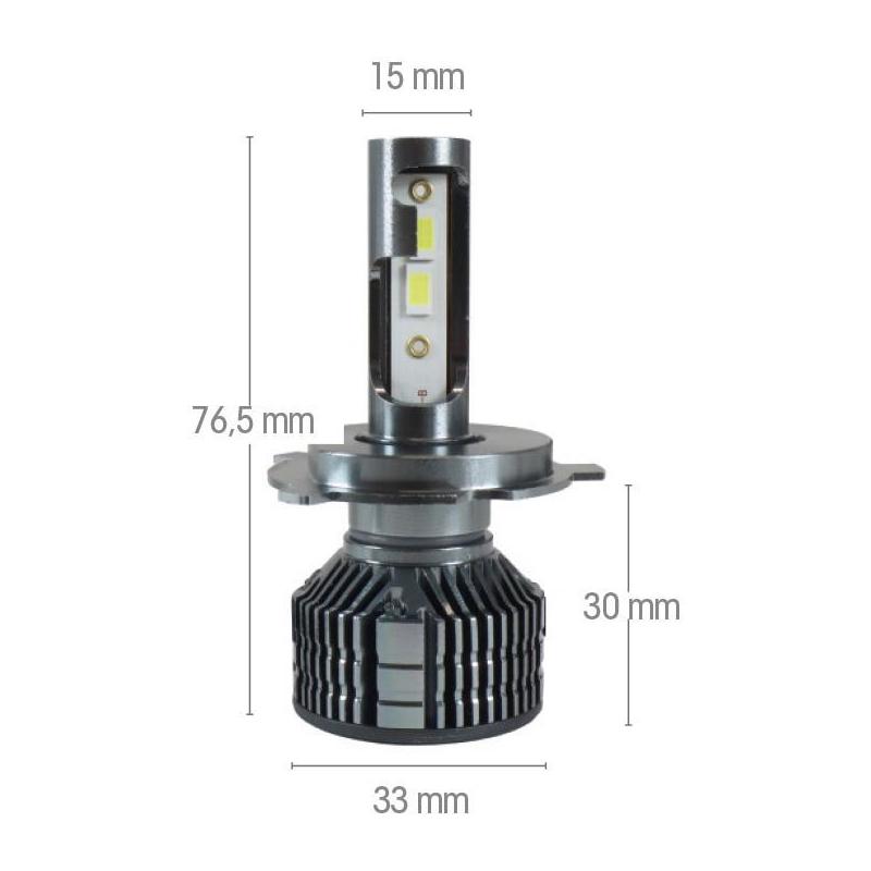 Ampoule LED H4 AVEC BALLAST INTÉGRÉ CHAFT 2