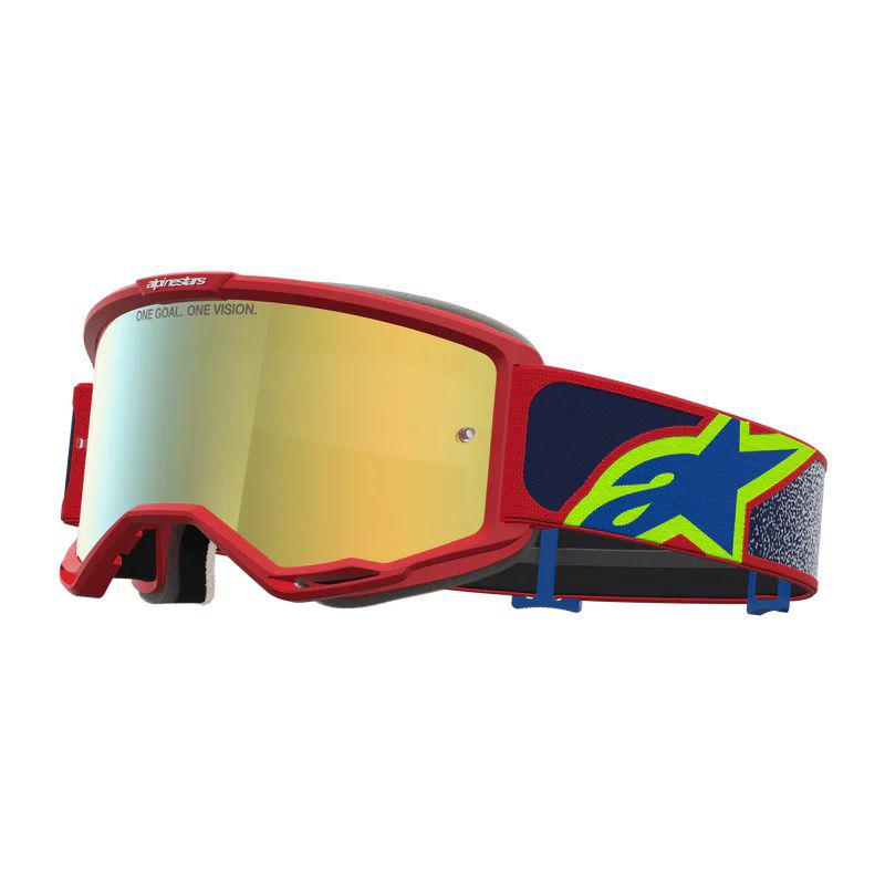 ALPINESTARS Alpinestars Vision 5 Drag Mirror Lunettes de motocross — bleu et rouge