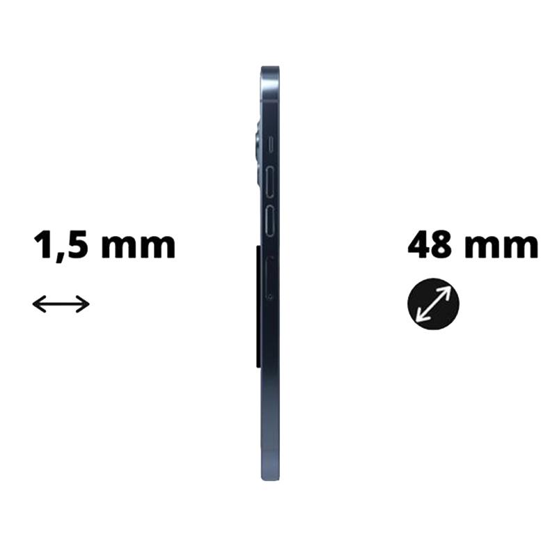 Support pour téléphone PLAQUE MÉTAL ADHÉSIVE SHAPEHEART 2