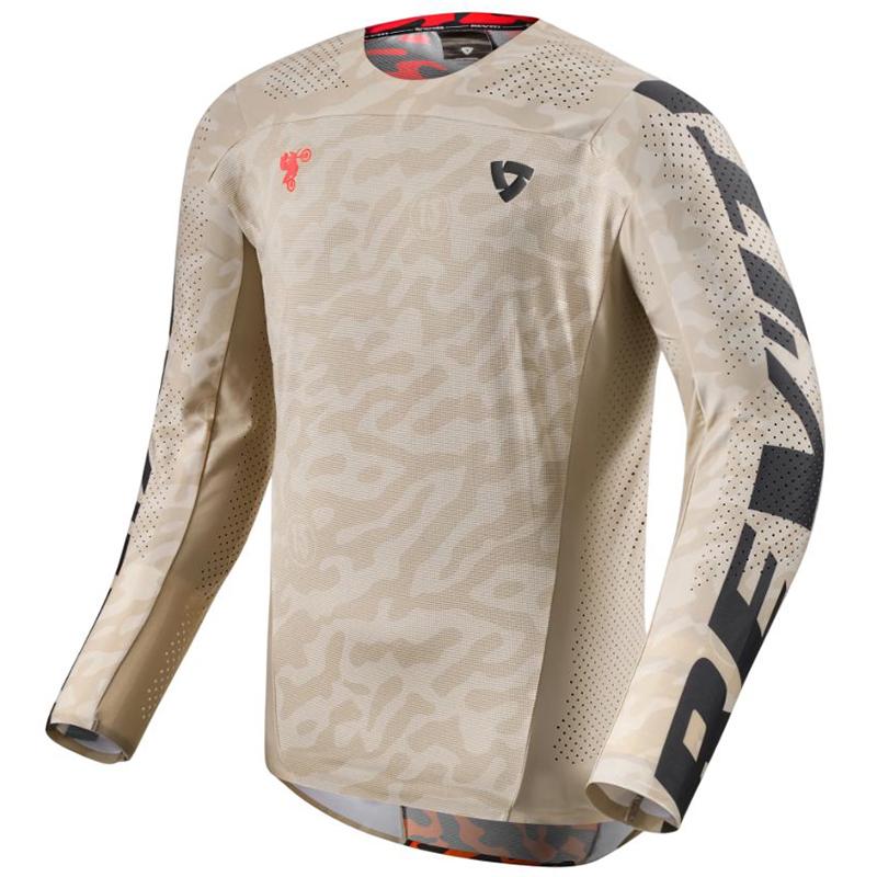 Maillot cross Thirteen REVIT Sable - MAXXESS.FR, Maillot cross
