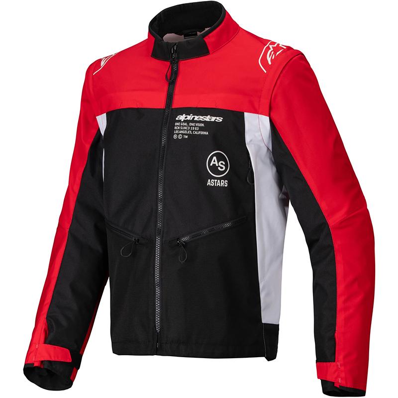 Veste enduro PRO-DURA ALPINESTARS rouge/noir/blanc