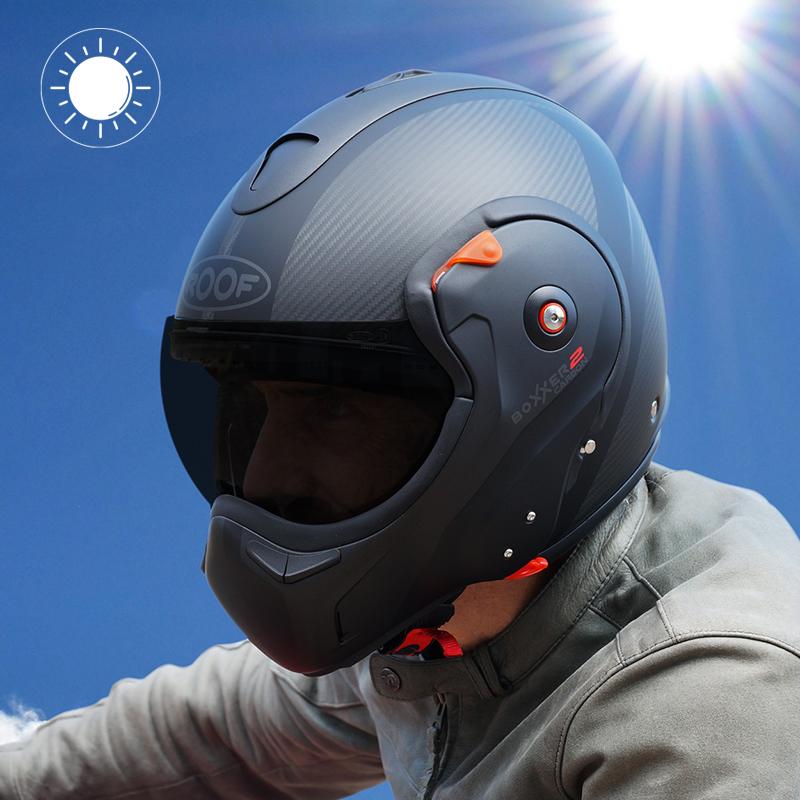 Ecran RO9 BOXXER / BOXXER CARBON / ROADSTER / BOXXER 2 / BOXXER 2 CARBON - photochromique ar/ab ROOF