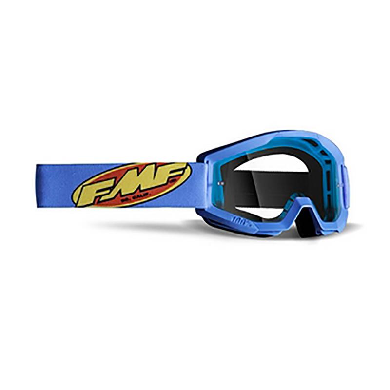 Masque cross POWERCORE Core KID White - Clear Lens FMF