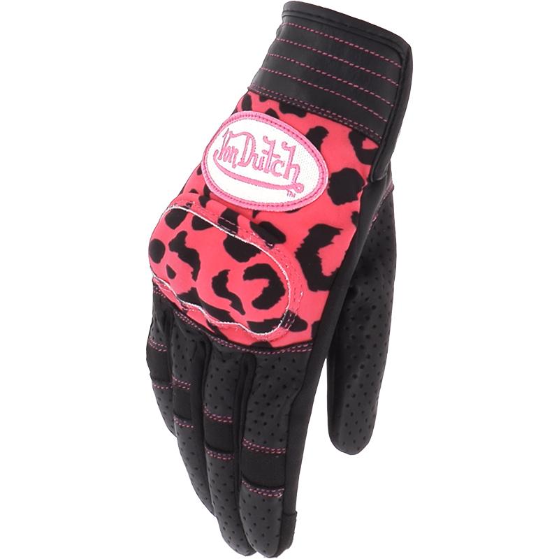 Gants VON DUTCH - PALAVAS AIR Tissu-Cuir femme HELSTONS