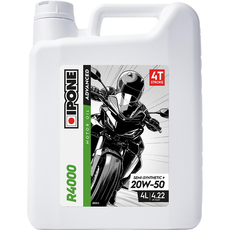 Huile 4T R4000 20W50 4L IPONE
