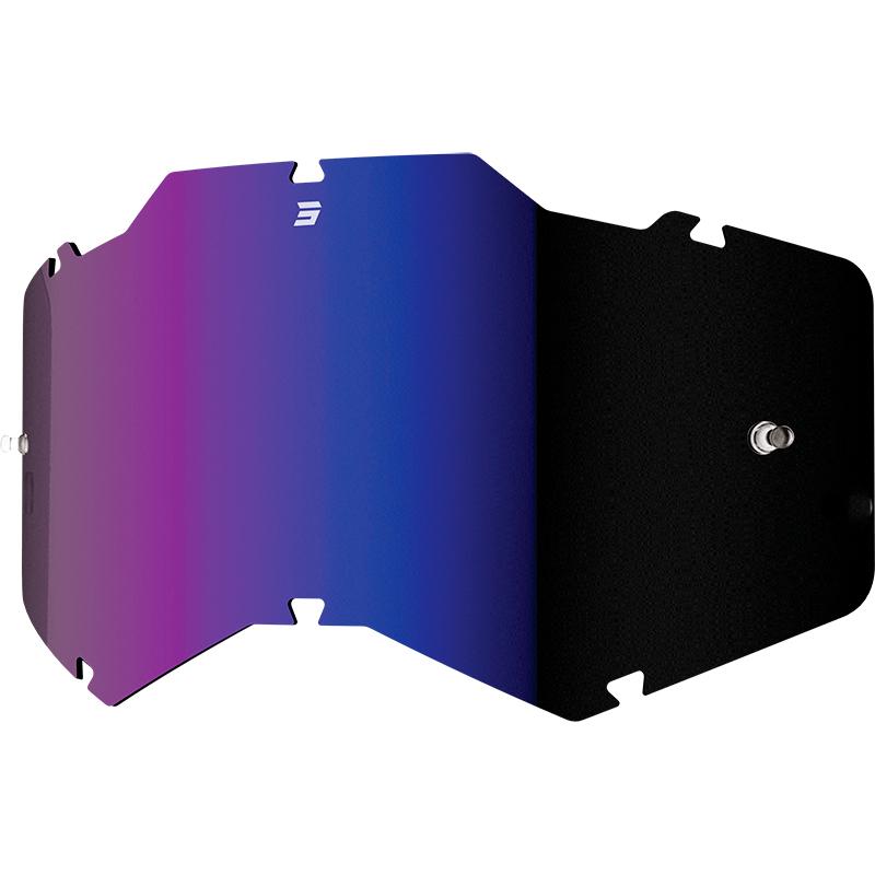 Ecran de masque AS ASSAULT 2.0 / IRIS 2.0 IRIDIUM BLEU SHOT