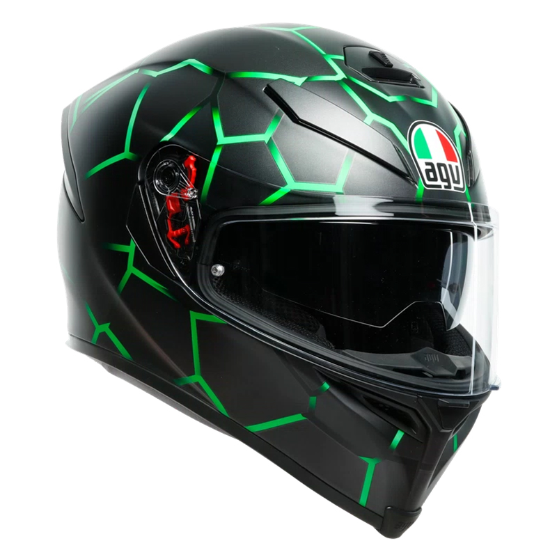 Casque K5 S VULCANUM GREEN AGV