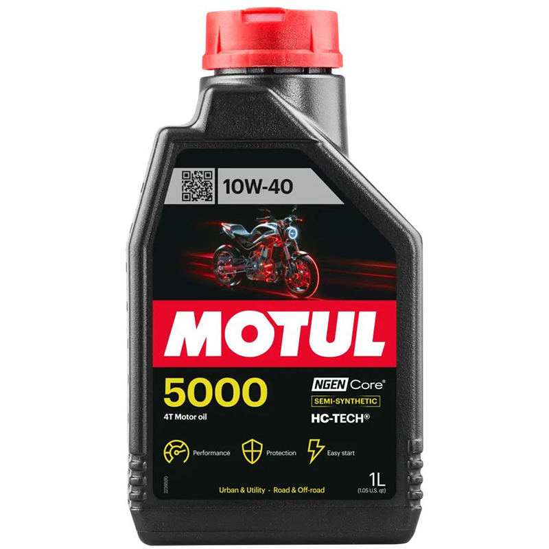 MOTUL Huile 4T 5000 4T 10W40 1L