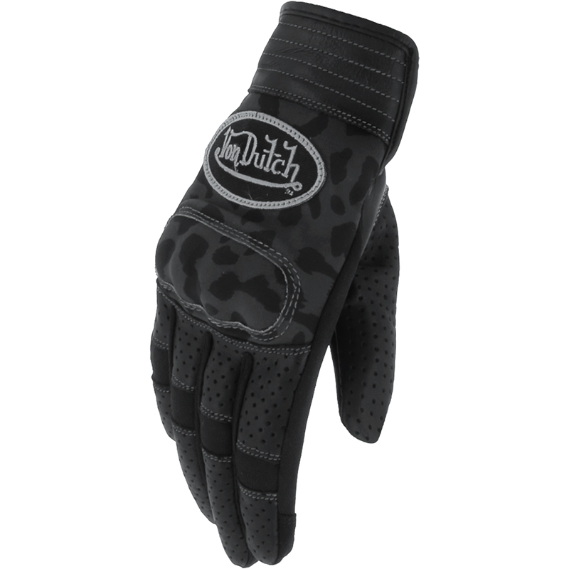 HELSTONS Gants VON DUTCH - PALAVAS AIR Tissu-Cuir femme