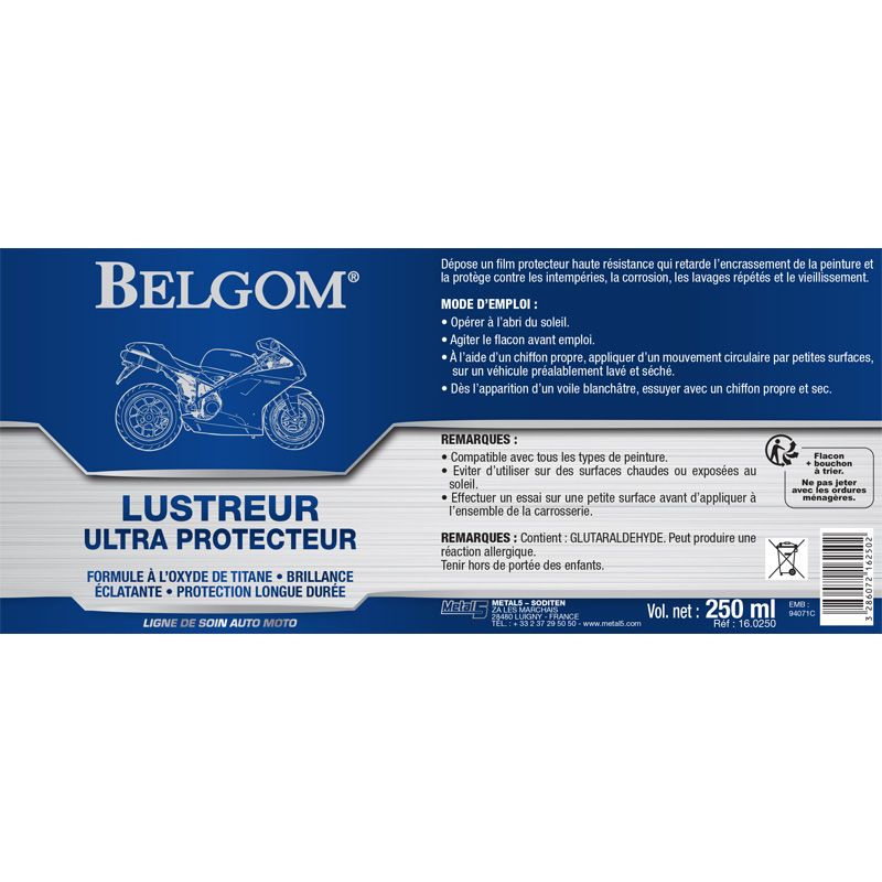 BELGOM LUSTREUR TITANE 2