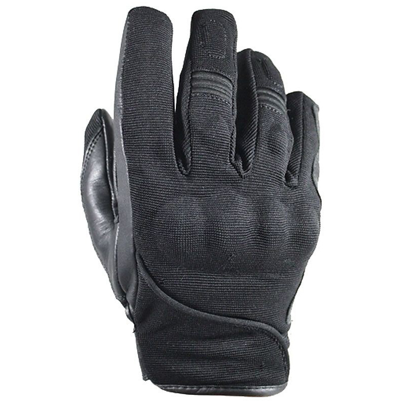 Gants Moto Textile Été Homme BOS - Noirs, Respirants, CE Niveau 1 - Neufs Avec Garantie
