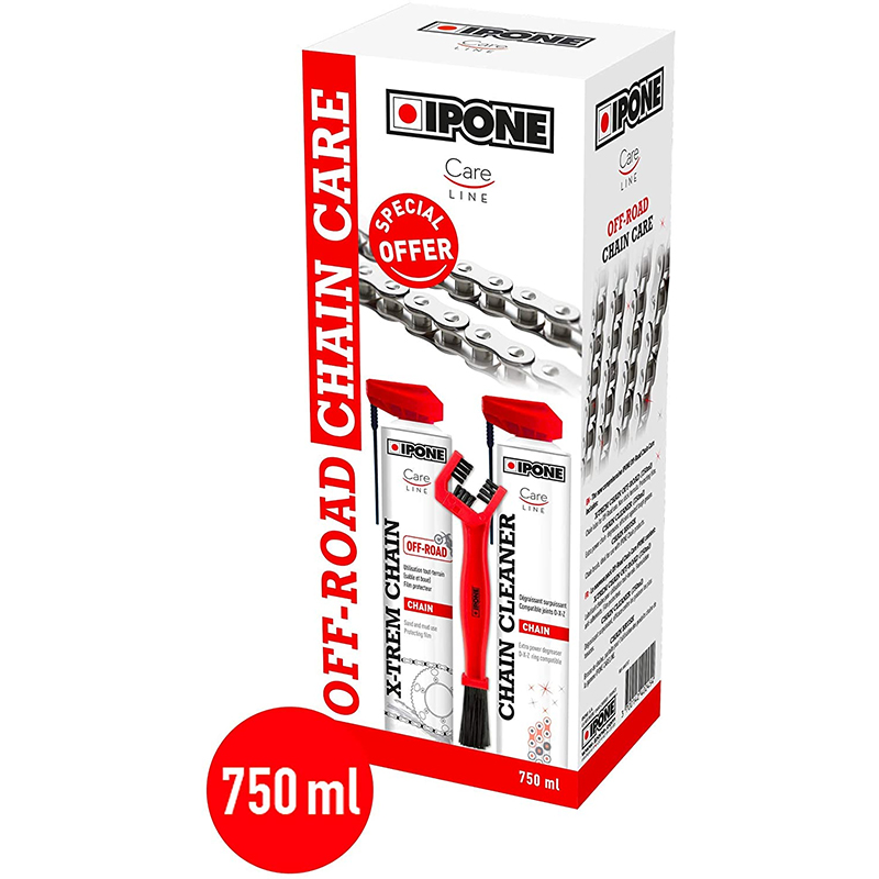 IPONE Pack entretien OFF-ROAD CHAIN CARE