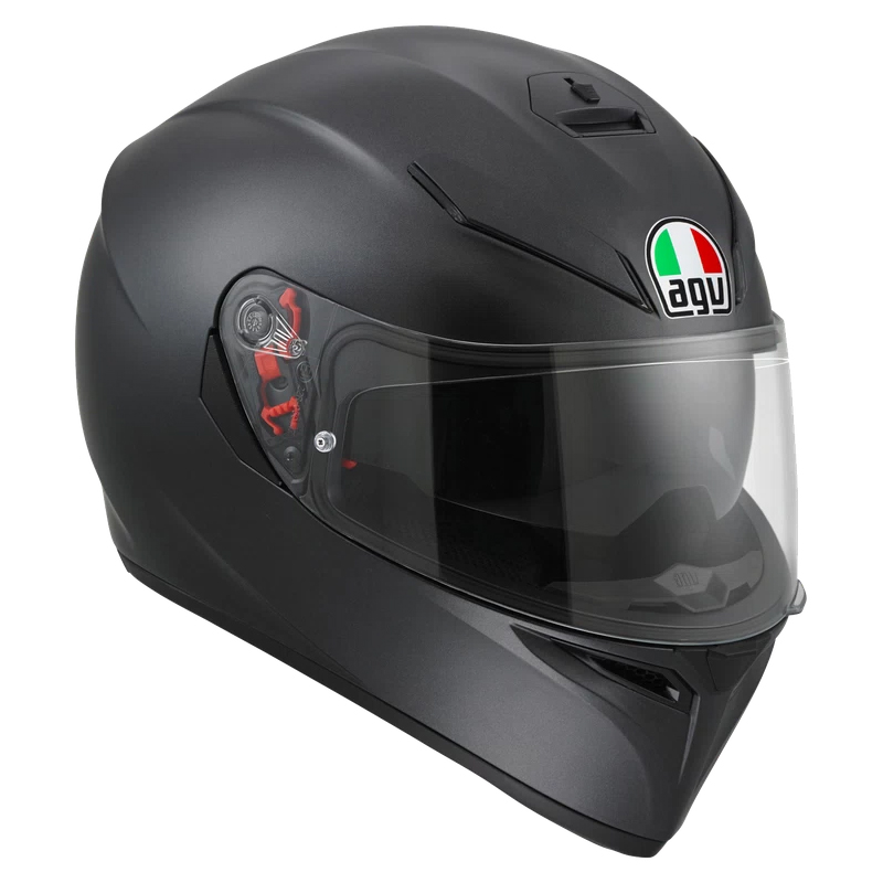 Casque K3 SV MONO - MATT BLACK AGV MATT BLACK - MOTO-AXXE.FR