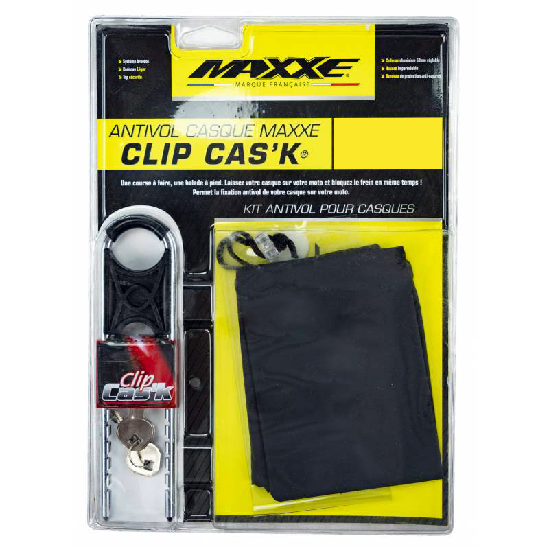 MAXXE Antivol pour casque Clip Cask