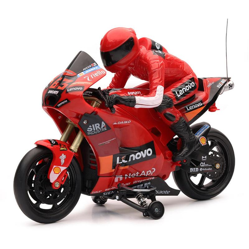 NEWRAY Réplique Moto radiocommandée GP Ducati Desmosedici F. BAGNAIA - Echelle 1/9&deg;