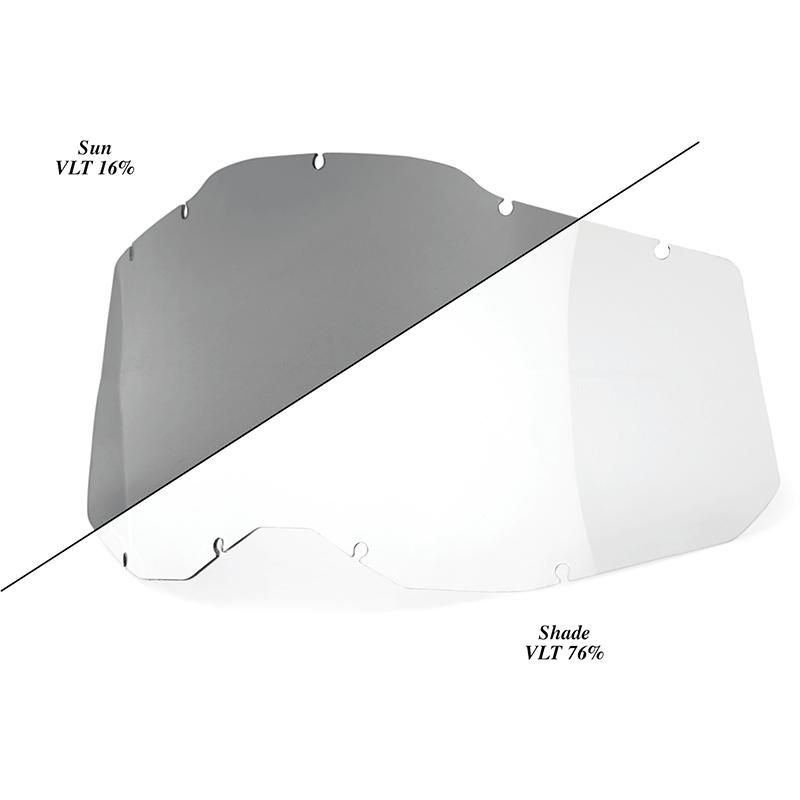 100% Ecran de masque Accuri2/Strata2/Racecraft2 photochromique