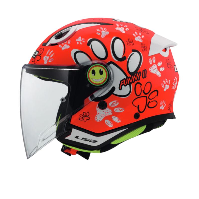 LS2 Casque OF622 FUNNY II PAWS
