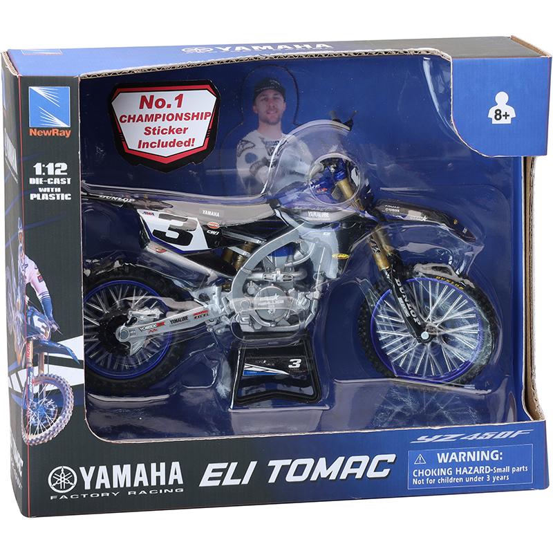 NEWRAY Réplique 1/12ème MOTO YAMAHA 450 YZF ELI TOMAC 2