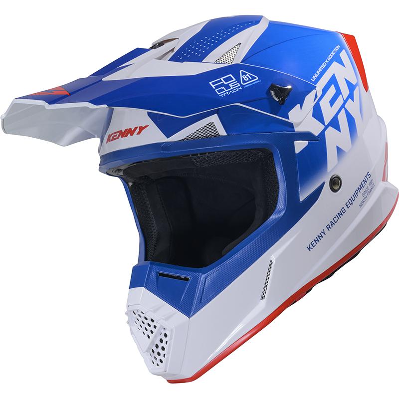 KENNY Casque cross TRACK GRAPHIC FOCUS PATRIOT