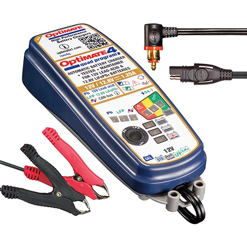 OPTIMATE Chargeur batterie OPTIMATE 4 QUAD - PROGRAM PREMIUM TM-630-PR