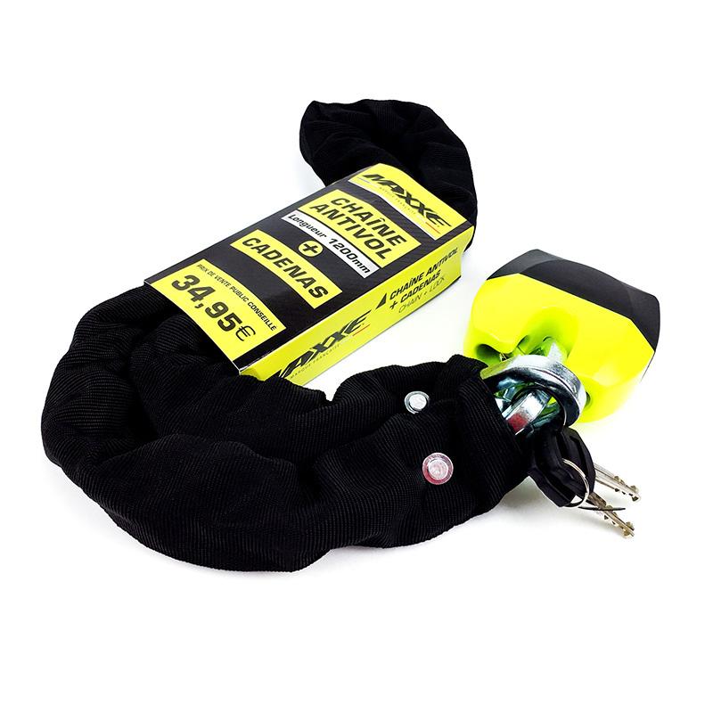 MAXXE Chaîne Et Cadenas Non Homologués 1,2M