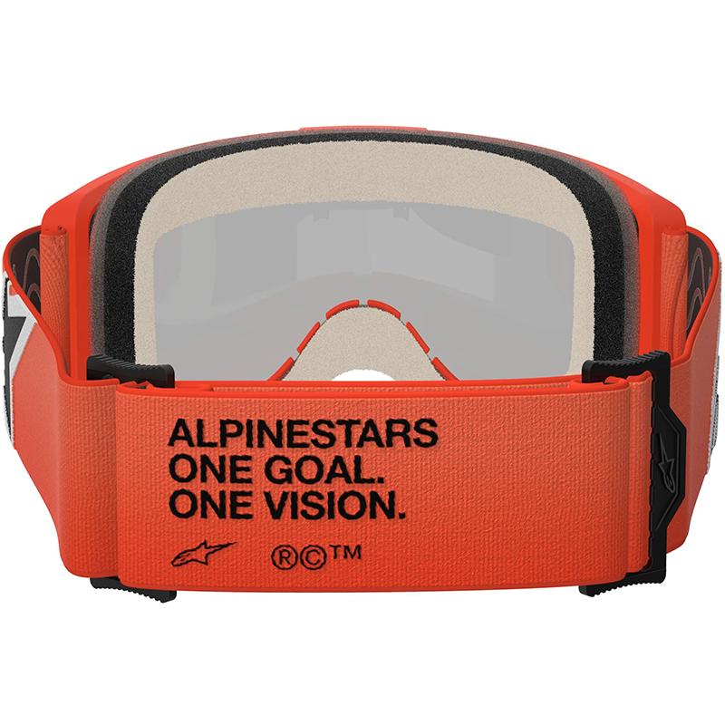 ALPINESTARS Masque cross VISION 5 CORP - ORANGE/IRIDIUM ROUGE 2