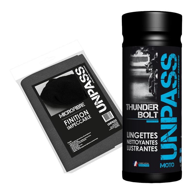 UNPASS THUNDERBOLT - BOITE DE 35 LINGETTES + MICROFIBRE EN SACHET