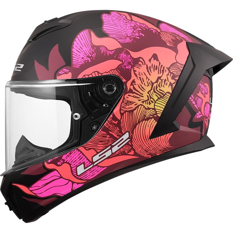 LS2 Casque FF820 RAPID III POPPIES II