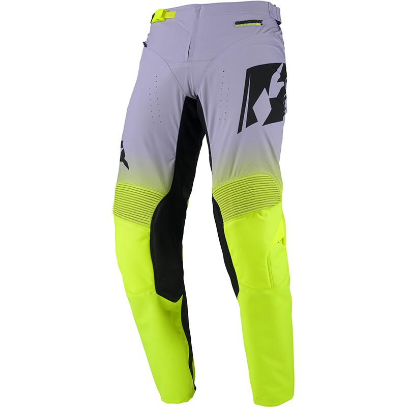 KENNY Pantalon Cross PERFORMANCE GRADIENT GREY NEON YELLOW