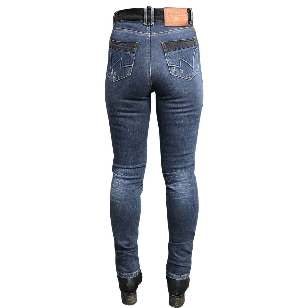 OVERLAP Jeans KARA BLUE WASH BLACK LADY 2