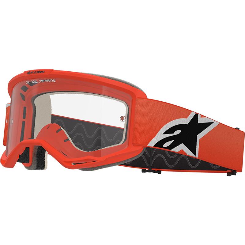 ALPINESTARS Masque cross VISION 5 CORP - ORANGE/NOIR