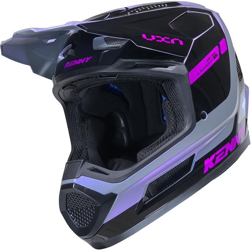 KENNY Casque cross PERFORMANCE GRAPHIC PURPLE DIAMOND