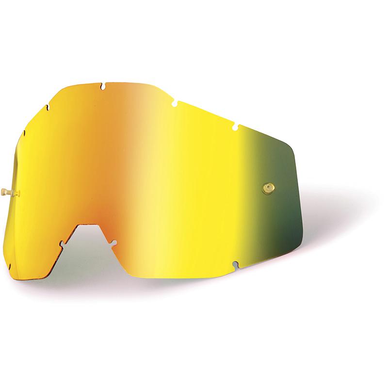 100% Ecran de masque Accuri/Strata/Racecraft mirror rouge