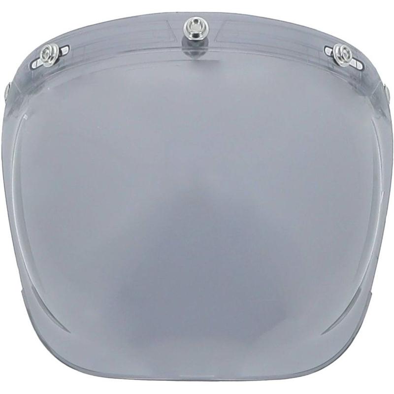 HELSTONS Ecran casque jet BUBBLE Articulé fumé clair