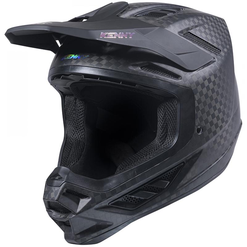 KENNY Casque cross TITANIUM BIG CARBON MATT HOLOGRAPHIC