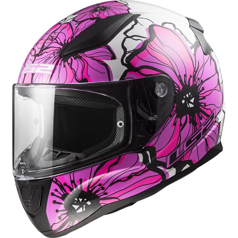 LS2 Casque FF353 RAPID II POPPIES
