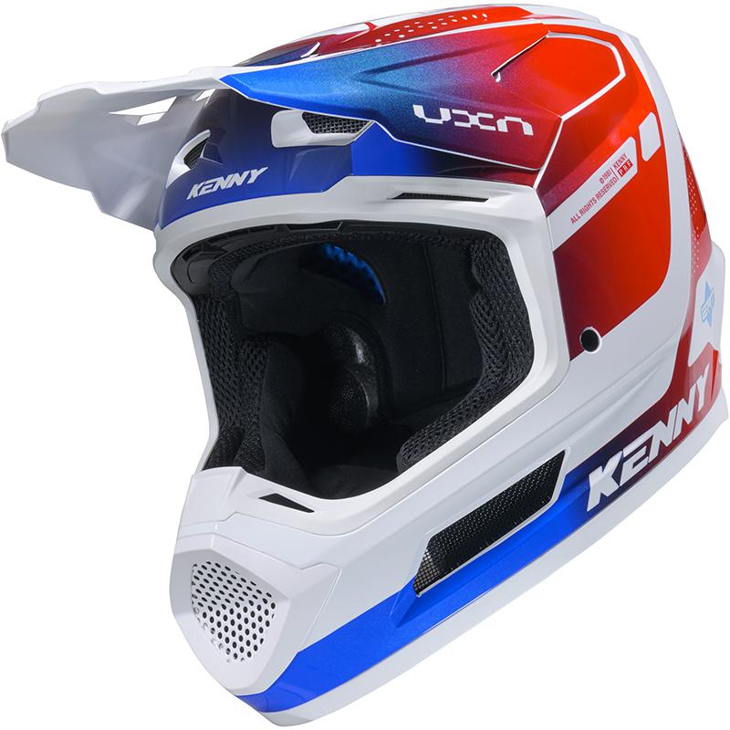 KENNY Casque cross PERFORMANCE GRAPHIC RED BLUE