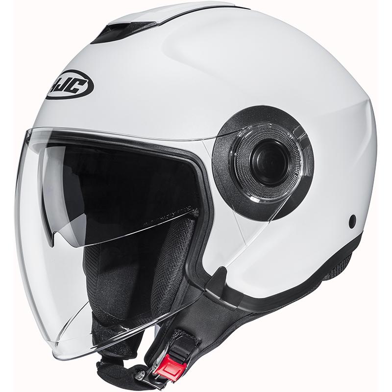 HJC Casque i40N UNI SEMI FLAT PEARL WHITE