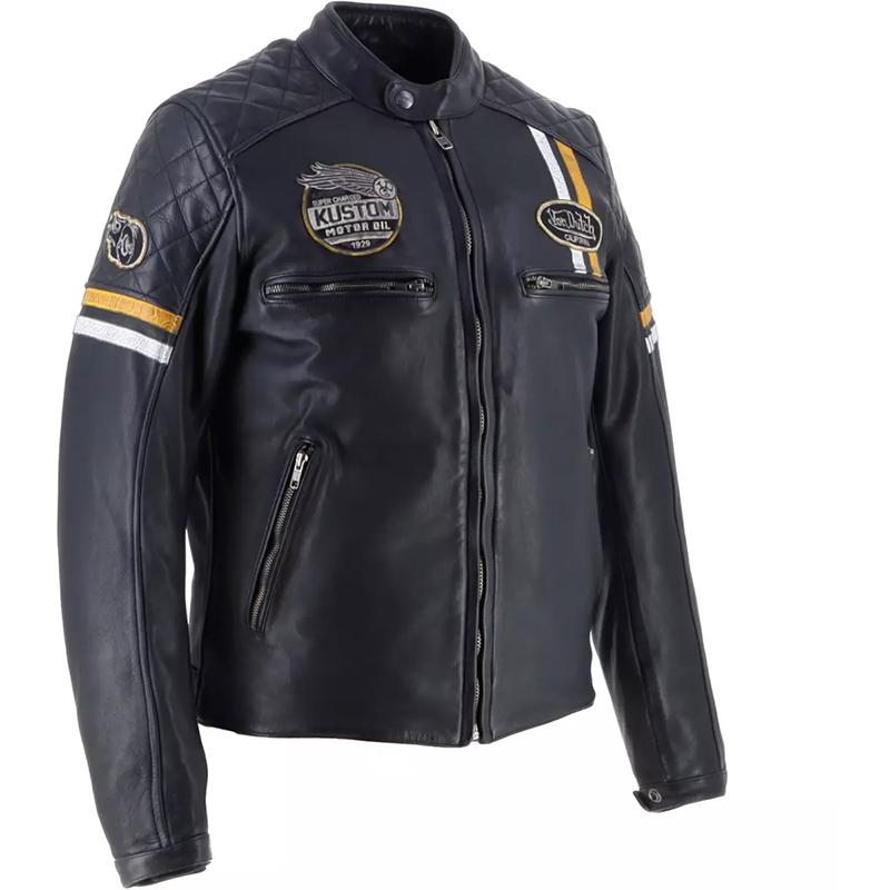HELSTONS Blouson Cuir Von Dutch Race Now